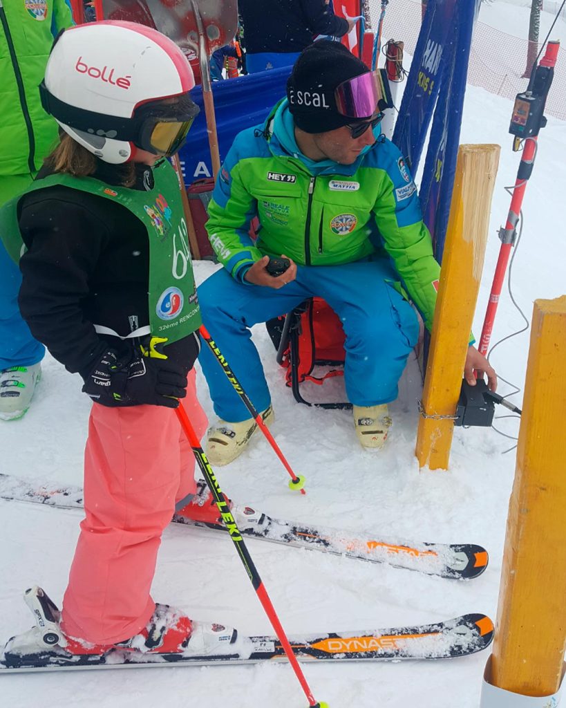 Départ course ski 1000 Pattes Montgenèvre